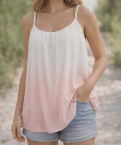 Débardeur dégradé rose