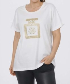 Tee-shirt parfum blanc