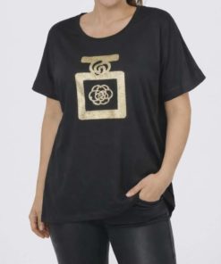 Tee-shirt parfum noir