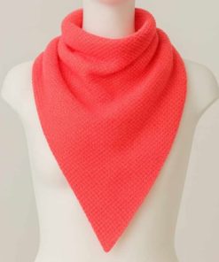 Echarpe triangle fushia