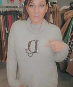 Pull tout doux beige