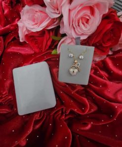 Bo et collier cadenas coeur doré