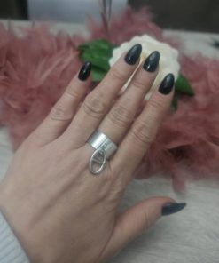 Bague charme argenté