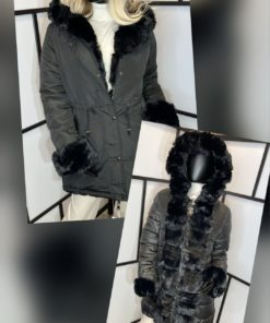 Veste réversible noir