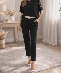 Ensembe boutons dorés