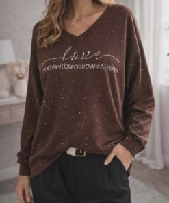 Pull love choco doré